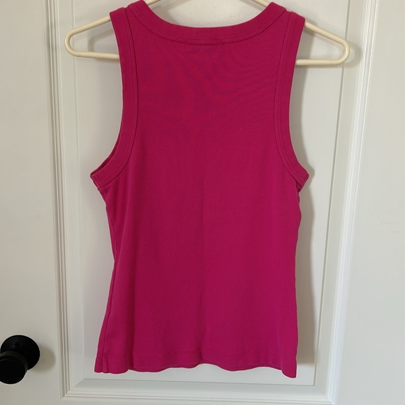 Michael Stars pink rib tank - size small - Picture 3 of 3